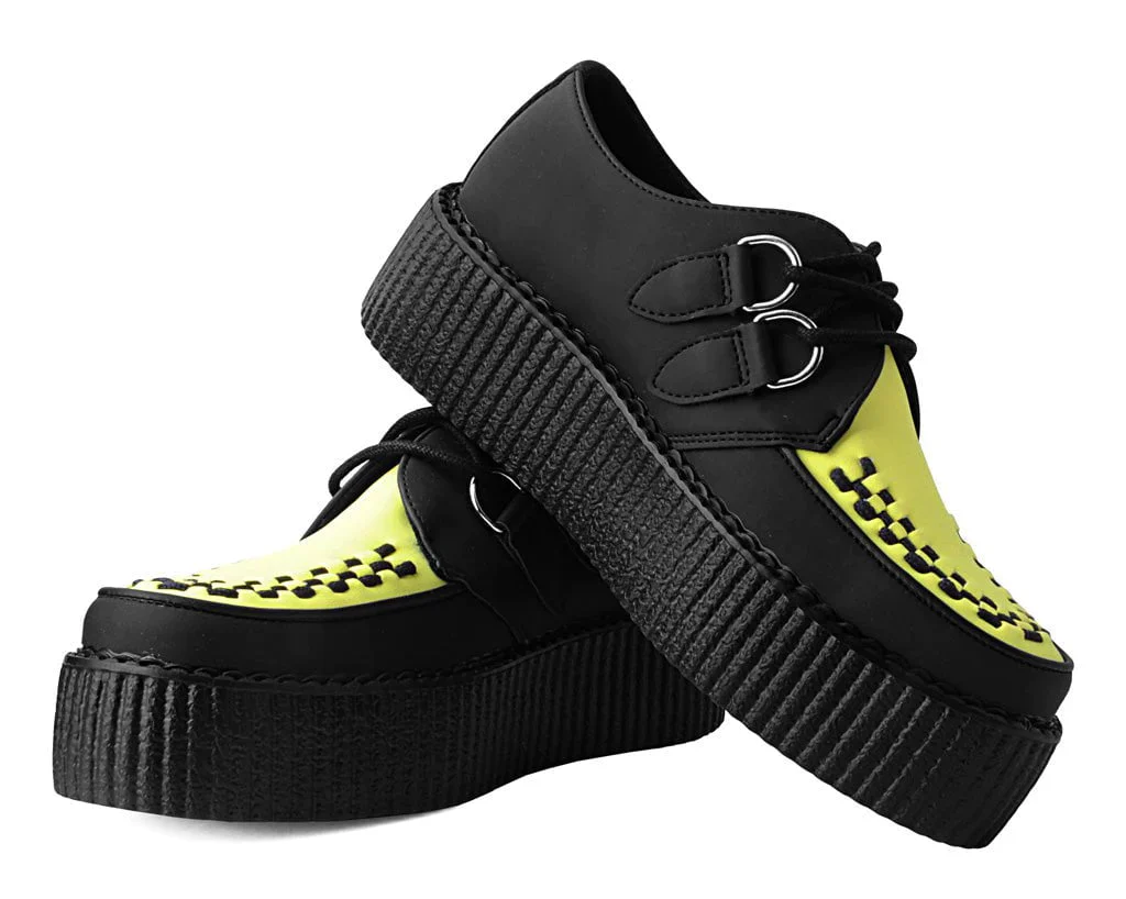 T.U.K Black & Yellow Viva Mondo Creeper - Image 2