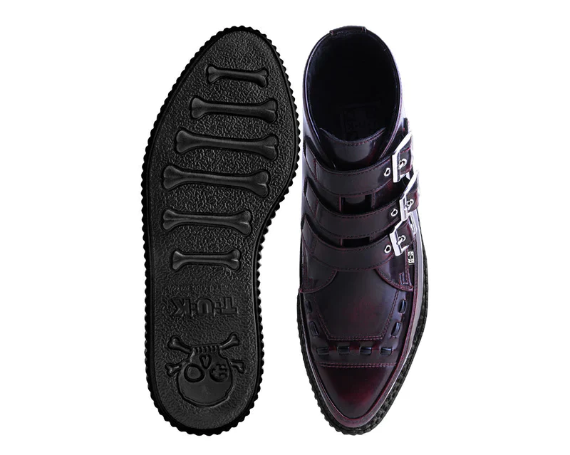 T.U.K Burgundy Rub Off Tukskin™ Pointed Creeper Boot - Image 3