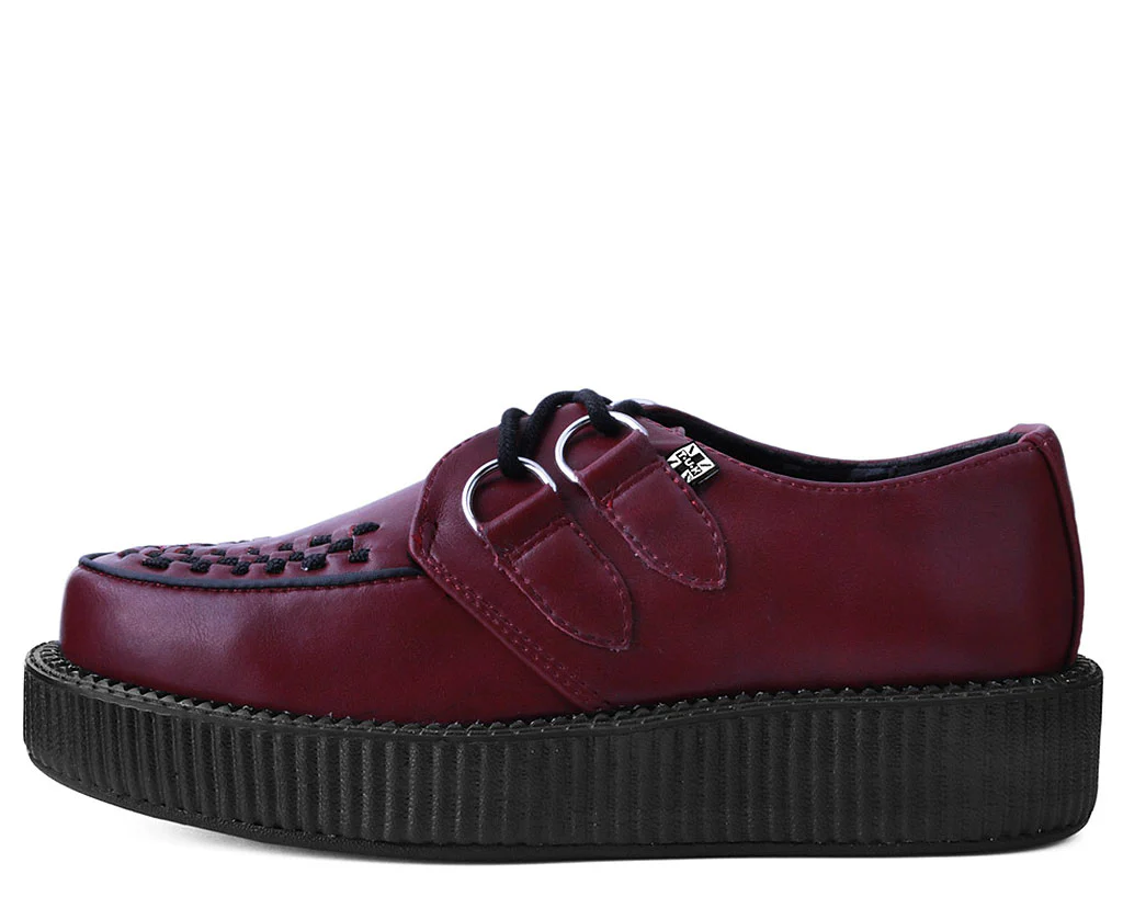 T.U.K Cherry Red Tukskin Vegan Viva Low Creeper - Image 3