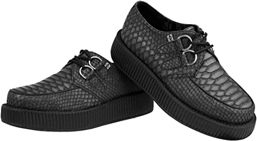 T.U.K Grey Snake Emboss Viva Low Creeper - Image 2