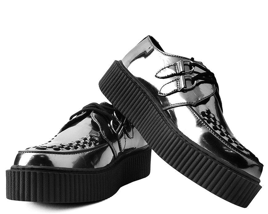 T.U.K Gunmetal Casbah D-Ring Creeper - Image 2