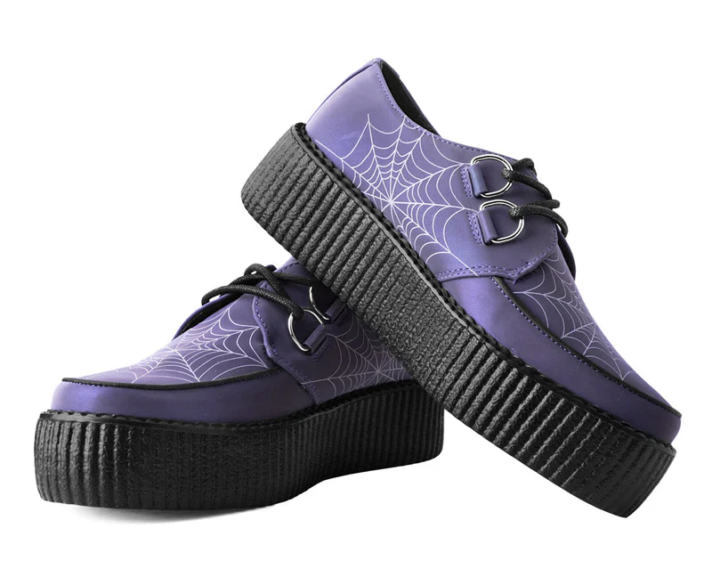 T.U.K Midnight Chameleon Glow Spiderweb Mondo Creeper - Image 3