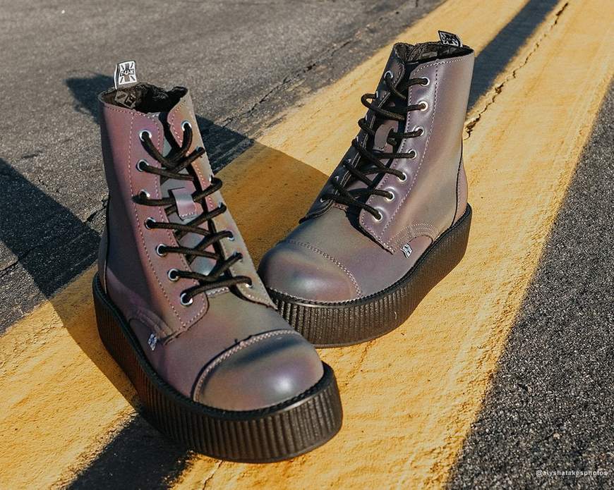 T.U.K Midnight Chameleon Viv Mondo Creeper Boot - Image 5