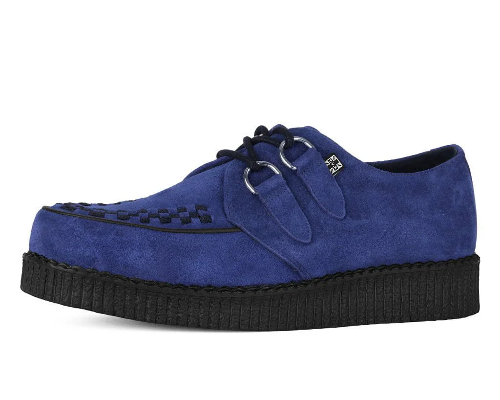 T.U.K Navy Suede Viva Low Creeper - Image 2