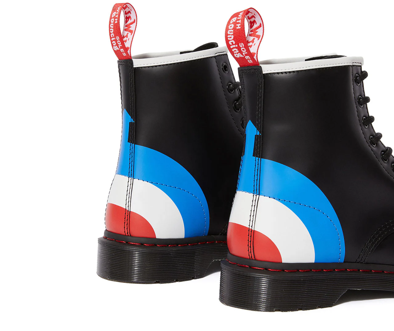 1460 The Who Black Target Smooth Boots - Image 6
