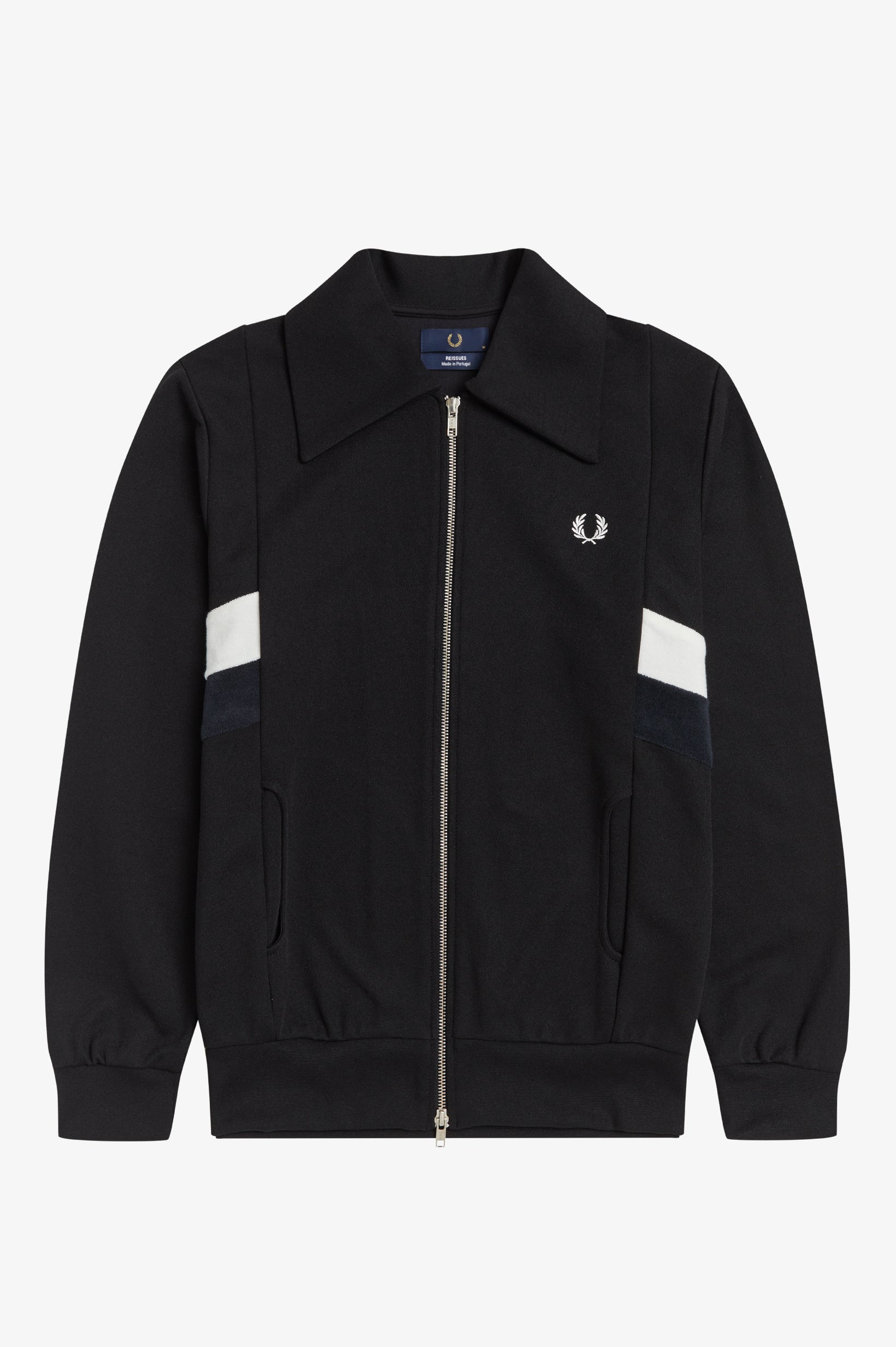 Towelling Stripe Track Jacket