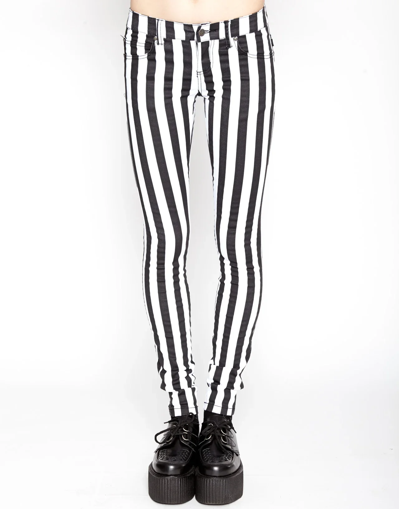 Tripp NYC High Waist T-Back Jeans Stripes - Image 2
