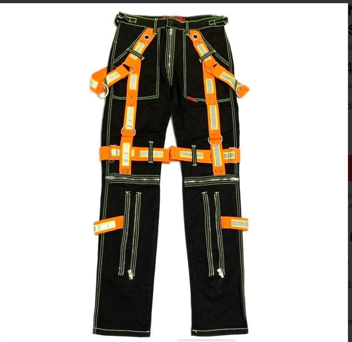Tripp NYC Reflector Bondage Pants - Image 2