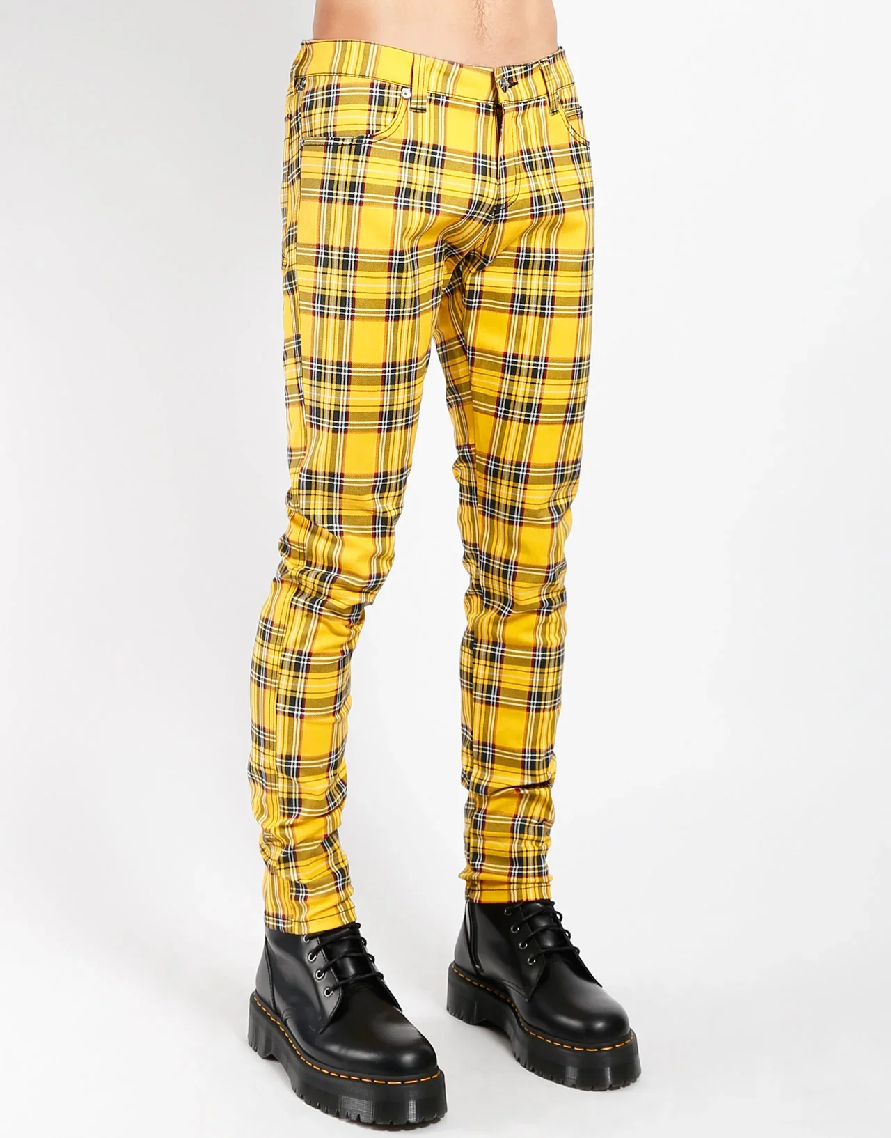 Tripp NYC Rocker Yellow Jeans - Image 4