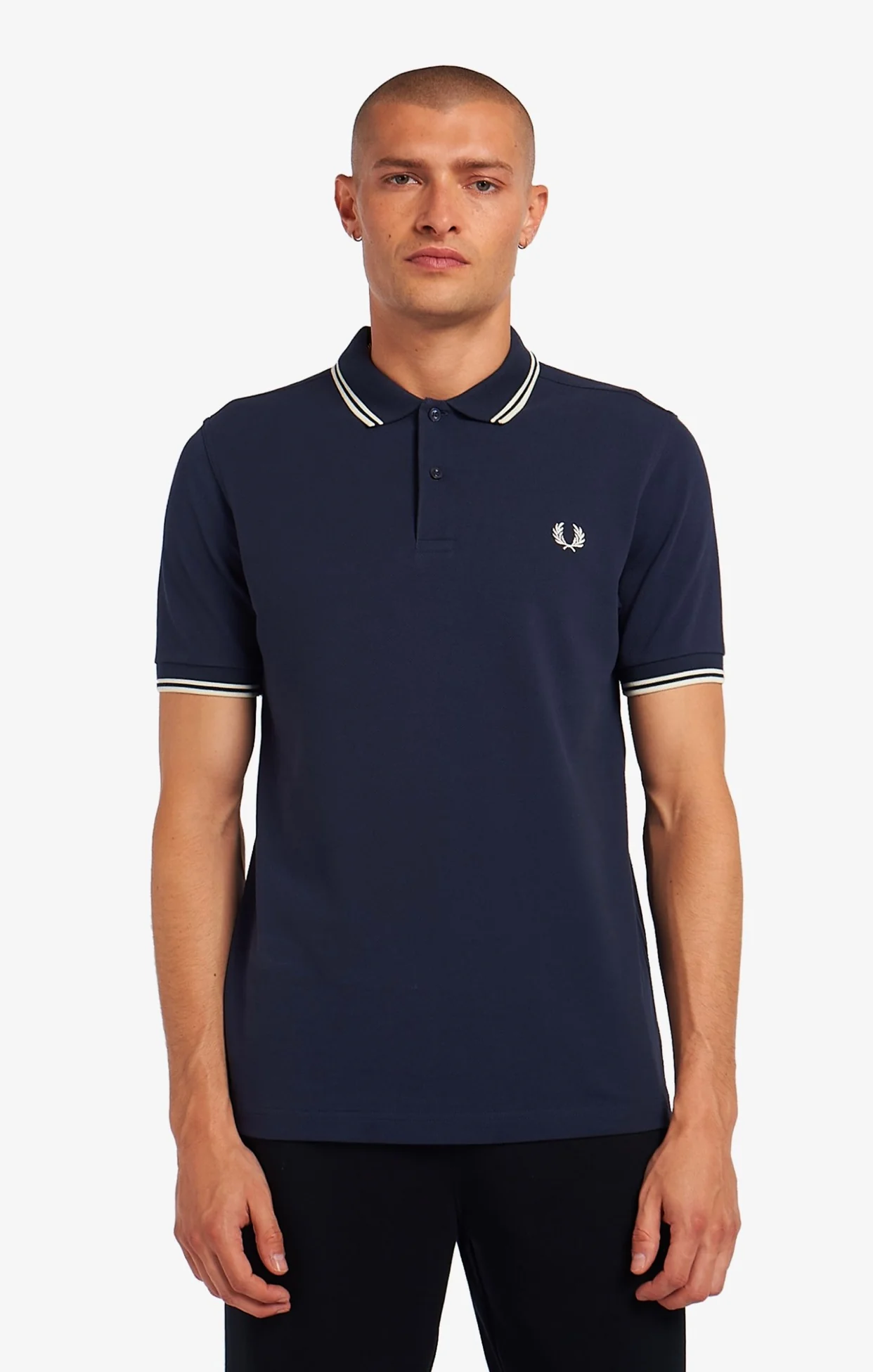 Fred Perry Twin Tipped Polo Shirt (3) - Image 3