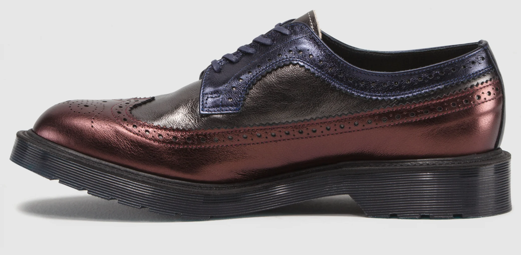 3989 Cherry Red+Pewter+Navy Anilmorbido Oxford Mie - Image 4