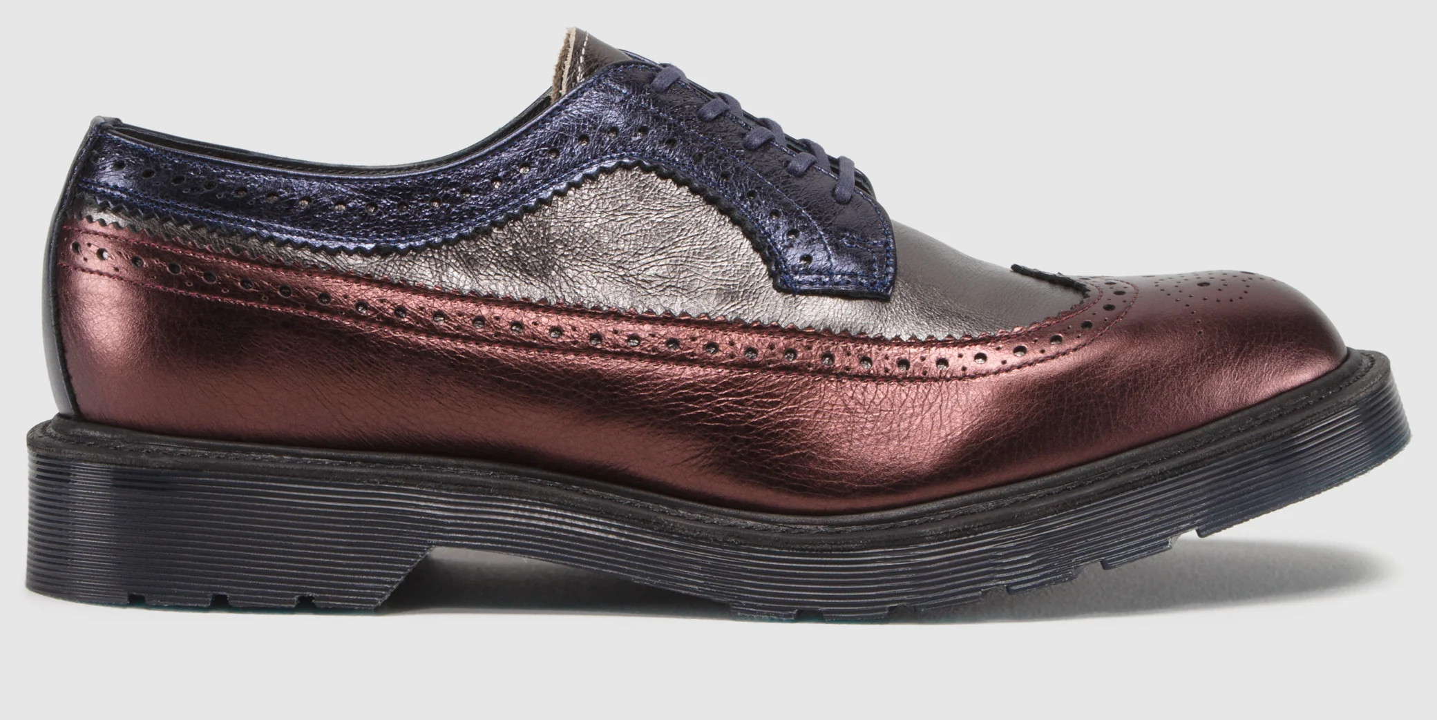 3989 Cherry Red+Pewter+Navy Anilmorbido Oxford Mie - Image 5