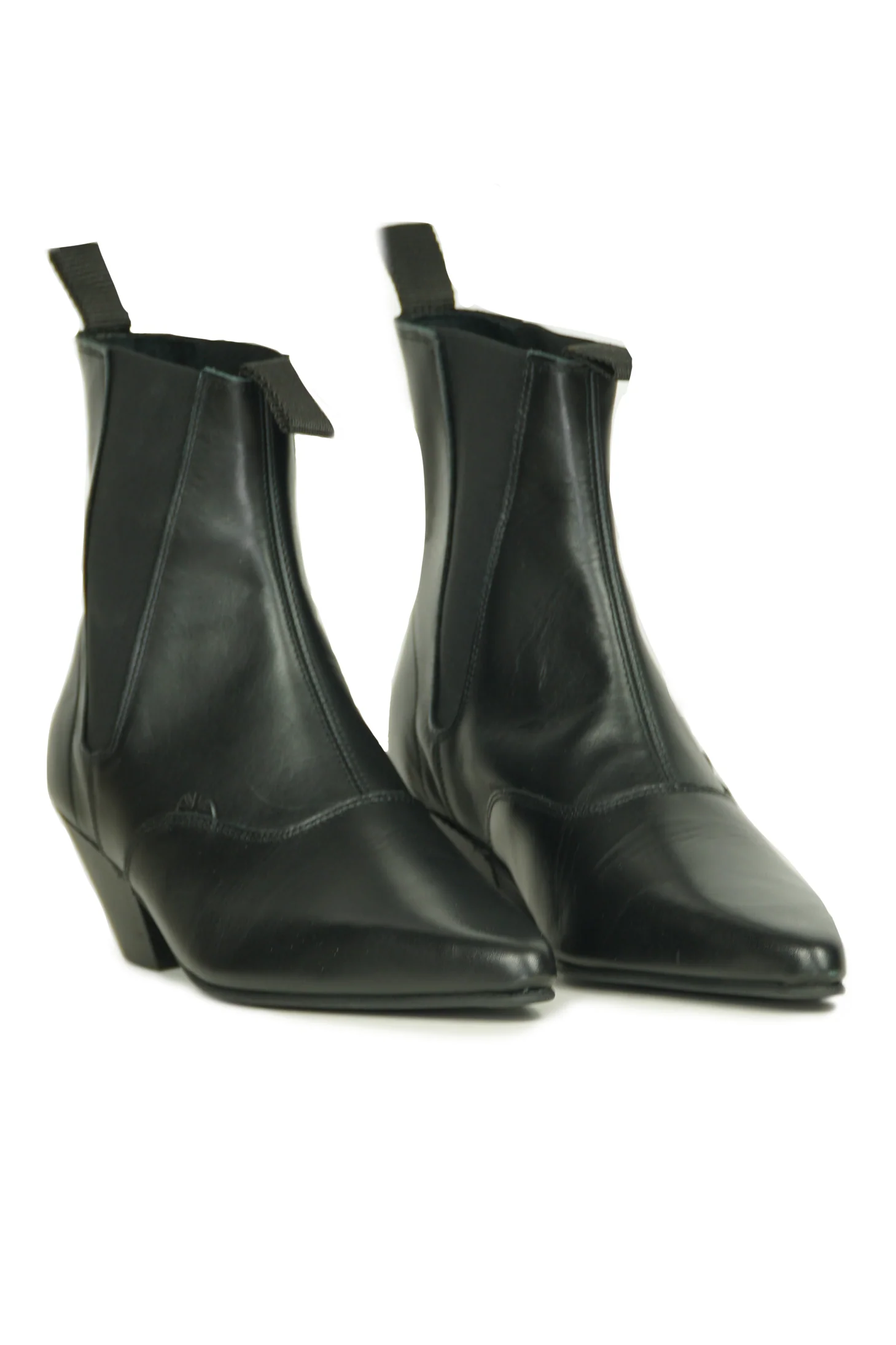 Underground Fred Winklepicker Leather Boots - Image 2