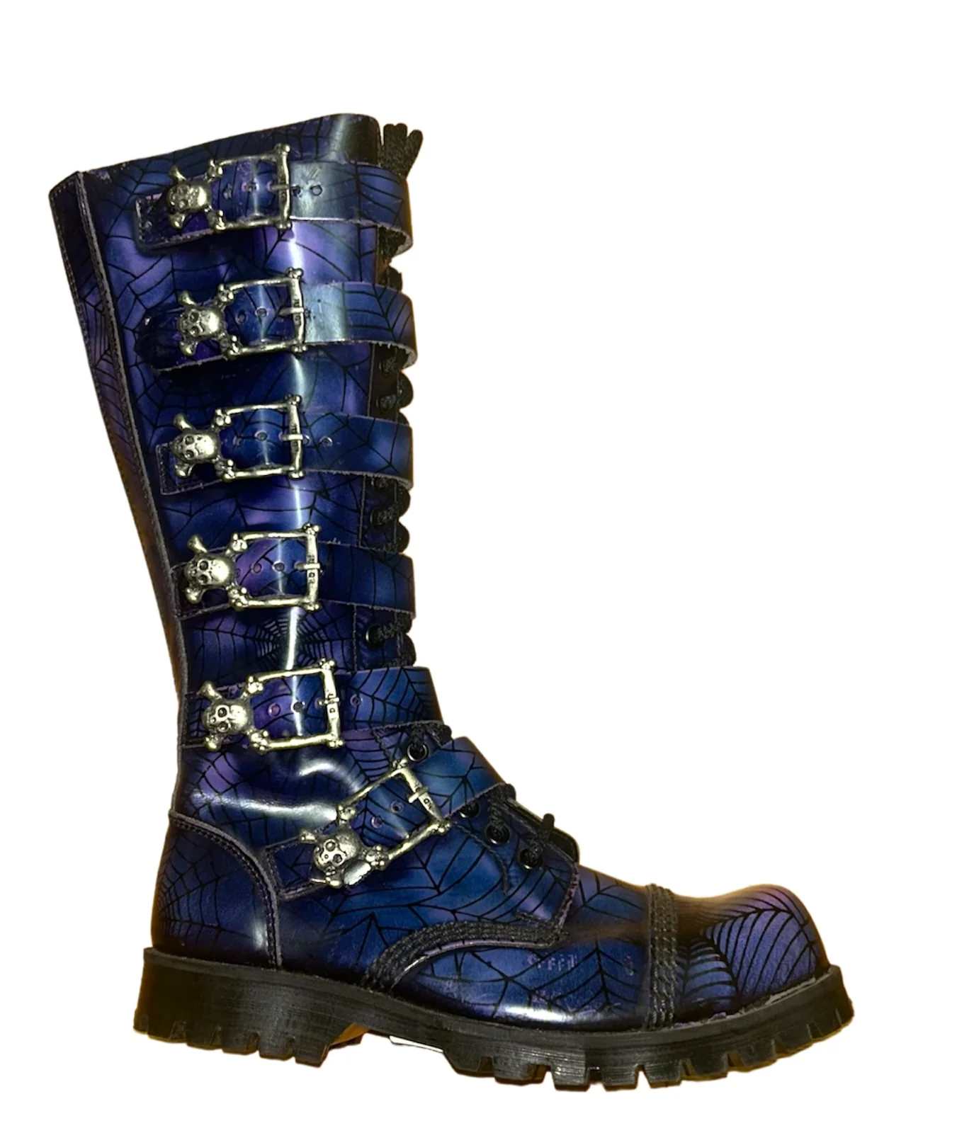 Underground 20 Eye Purple Spyder Boots