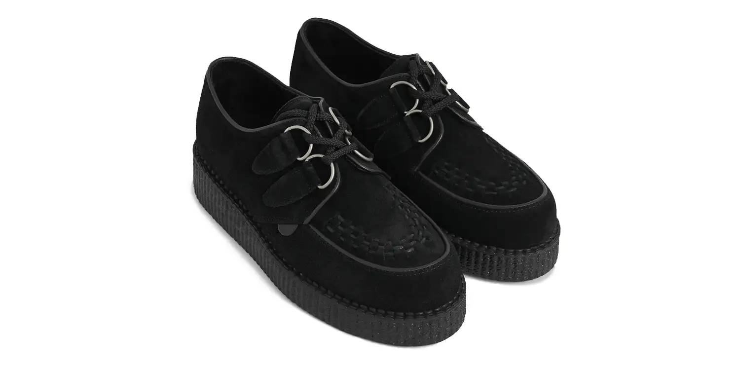 Underground Wulfrun Creeper Black Suede - Image 2
