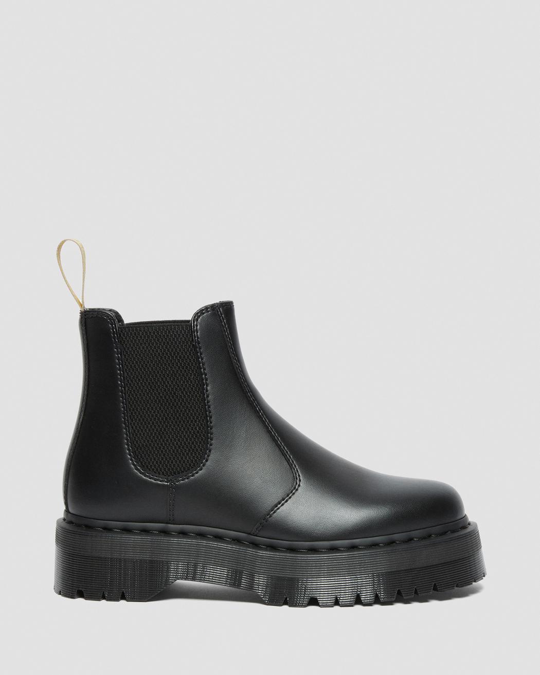 2976 Vegan Black Felix Rub Off Platform Chelsea Boot - Image 3