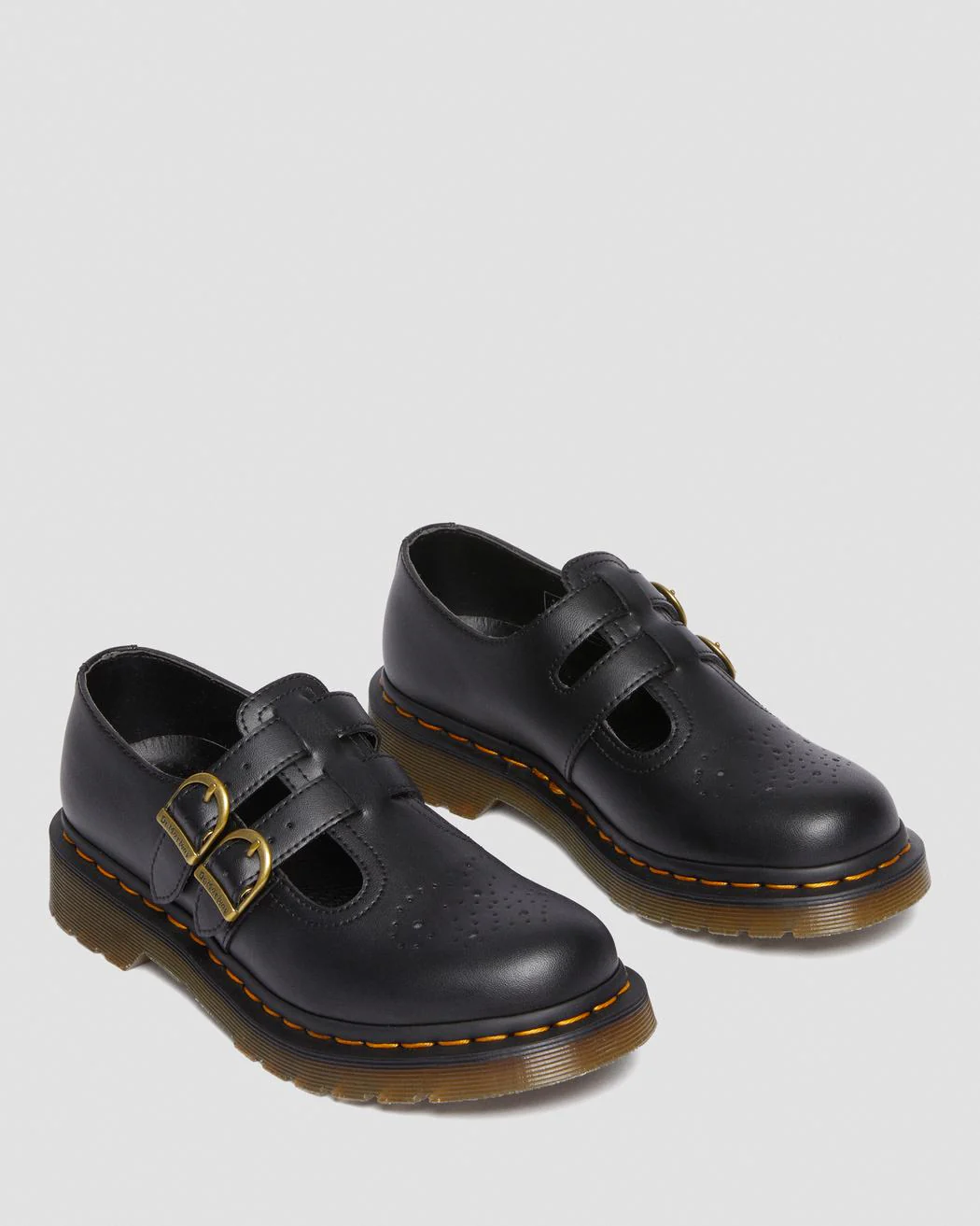 8065 Vegan Black Felix Mary Jane Shoes - Image 2