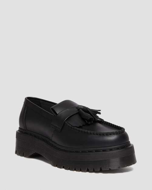 Vegan Adrian Quad Mono Black Loafer - Image 2