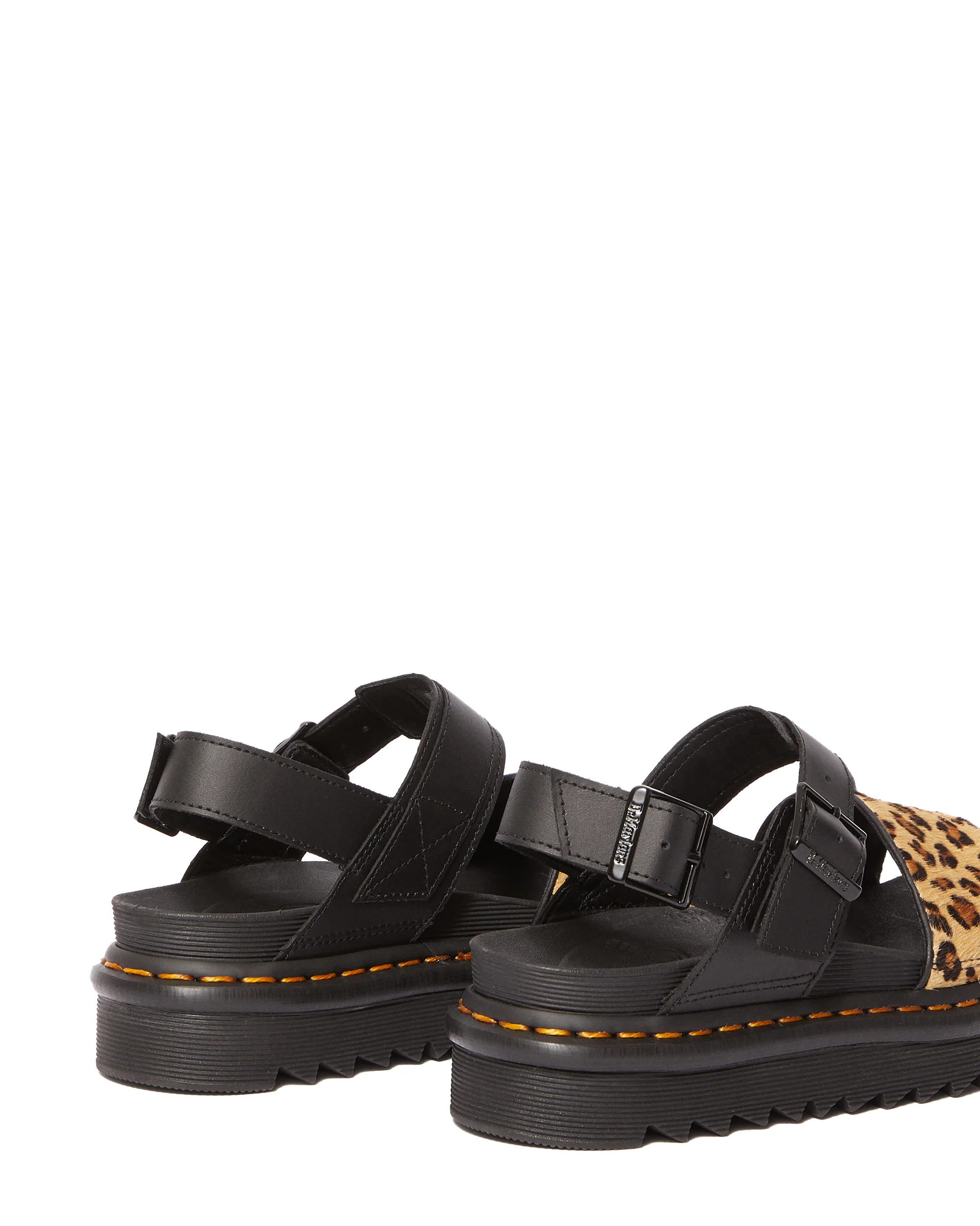 Voss Hair On Black+Medium Leopard Sandal - Image 4