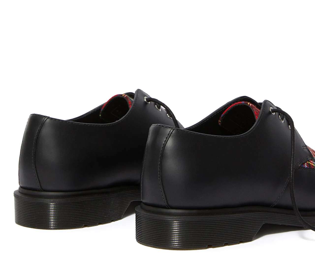 Willis Black+Red Stewart Smooth+Tartan Oxford - Image 5